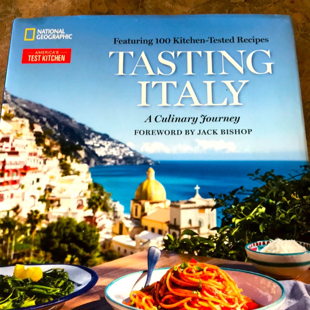 National Geographic and America’s Test Kitchen Tasing Italy 🇮🇹 cookbook